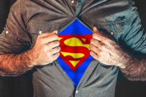 Un superhéroe en apuros