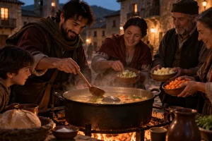 La sopa de piedra: cuento tradicional sobre la generosidad y el compartir