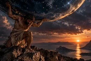 El mito de Atlas: el titán que sostiene la bóveda celeste