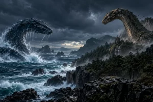 Trentren y Caicai: mito mapuche de la tierra y el mar